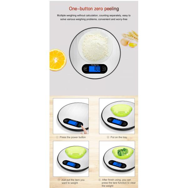 Cheapest Product 5Kg Food Processing Machines Small Kitchen Weighing Scale