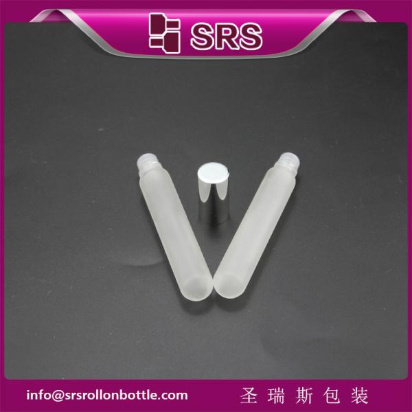 SRS 10ml forst glass roller essential bottle with steel ball