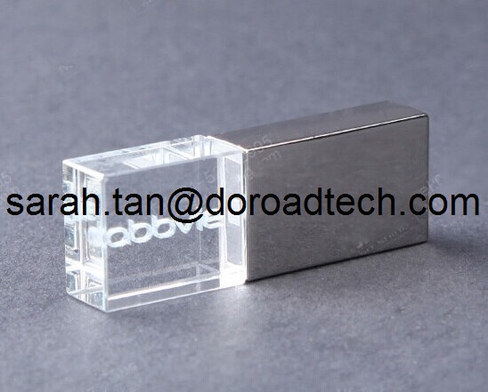 Low Price OEM Logo Printing Crystal USB Pen Drive