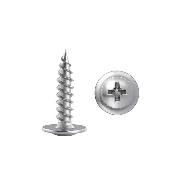 Cabeça lisa de Pan Round Self Tapping Screws do metal do prego para encantar a cabeça de aço inoxidável