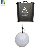 Luz cinética LED personalizada bola RGB colorida com material de liga de alumínio