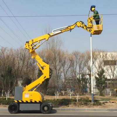 Elevador aéreo móvel automotor do crescimento do homem de trabalho dos 10m 12m 14m Electric Power