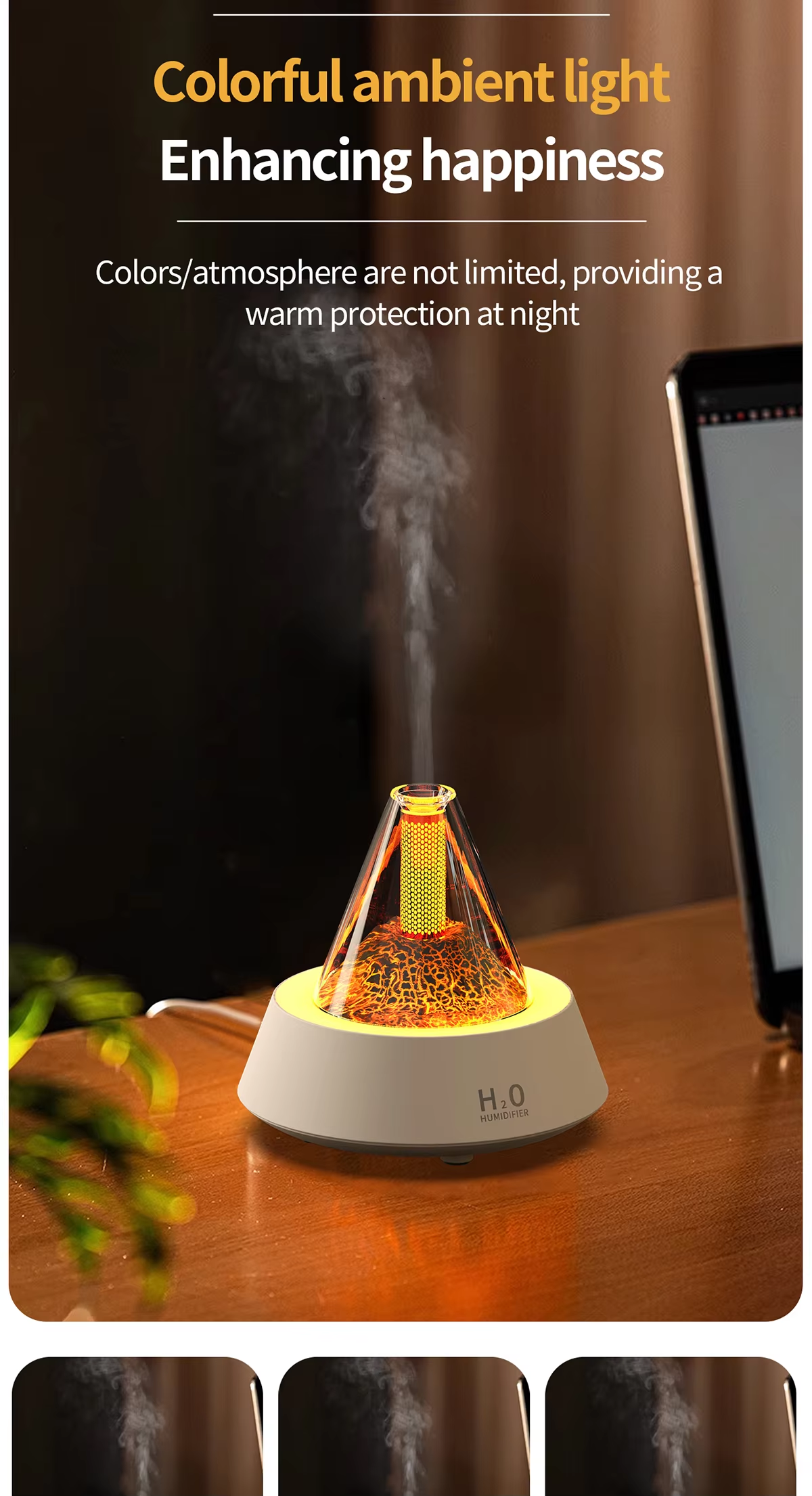 Custom Ultrasonic Aromatherapy Diffuser Mini USB Essential Oil Diffuser For Home Car Use