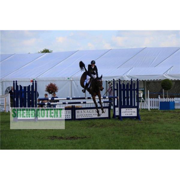 Equestrian Riding Arenas Specical Event Tent 20x100 Semi Permanent White Tent Pvc Fabric Horse Event