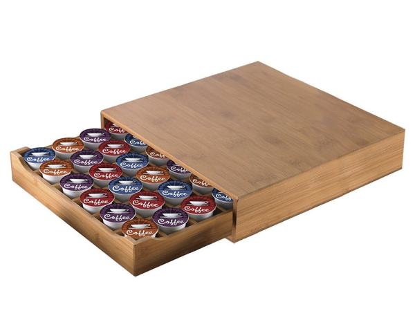 hot selling coffee cup holder tray with drawer coffee cup holder for high quality