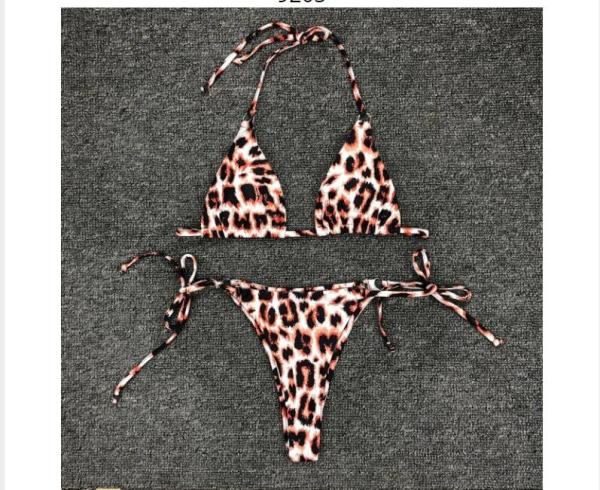 Womail Alluring Biquini Leopard Printed Bikini Push-Up Padded Swimwear Women's