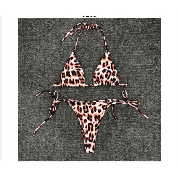Womail Alluring Biquini Leopard Printed Bikini Push-Up Padded Swimwear Women's