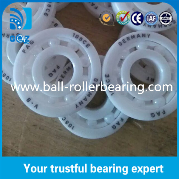 108 Ceramic Ball Bearings , Ceramic Racing Bearings CE ISO9001 Certifiion