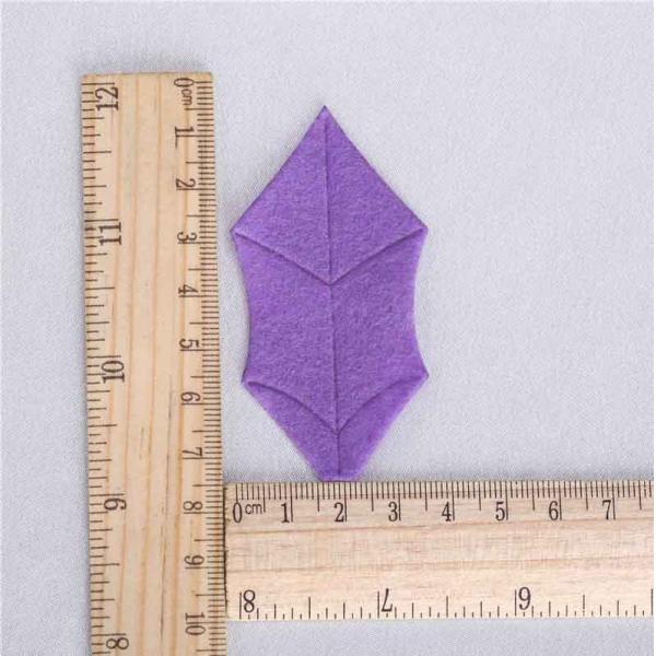 Double Faced Felt Christmas Party Crafts Multi Purpose Flower Patterns