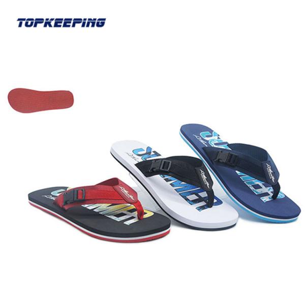 Big Logo Trendy Eva Flip Flop Soft Flip Flop For Man Athletic