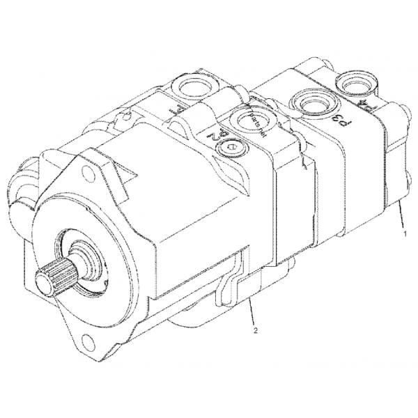 Cat E302.5C Excavator Hydraulic Pump 2417972 CAT Diesel Fuel