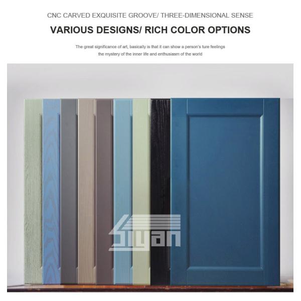 Warm White Custom Made Kitchen Cabinet Doors ,358 * 610mm Shaker Cupboard Doors