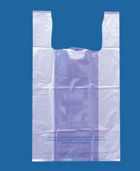 Printing Wholesale Custom Plastic Shopping HDPE/LDPE T-shirt Bag