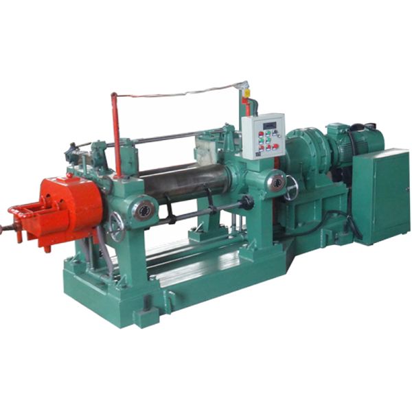 Rubber Mixing Machine with 560mm Roll Diameter 90kw Motor Power and PLC Control Open Mixing Mill