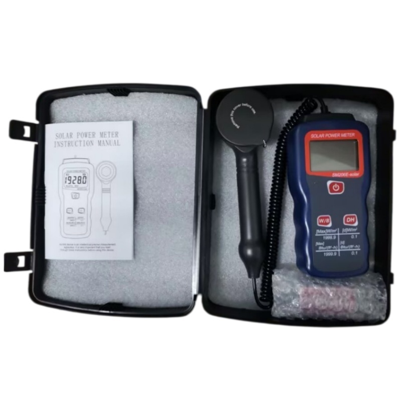 SM206E Solar Power Meter(Split-type)S with 4-1/2 Digital Display Wide Measure Range and Data Retention Function