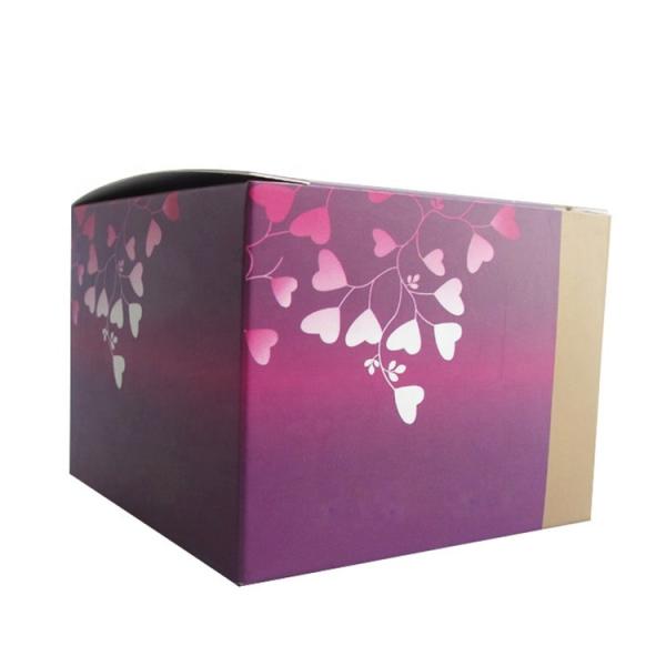 Boîte cadeau cosmétique holographique personnalisée en gros avec stratification brillante