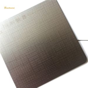 Grey Color Coated 0.65mm Thickness GB Standard Etched Stainless Steel Sheet for Ceiling and Wall Decoration