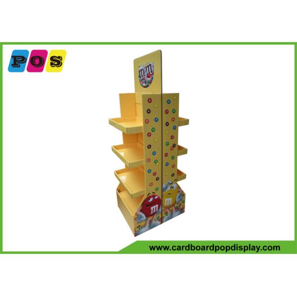 Portable Floor Cardboard Display Stands For Hair Dryer And Hair Straightener