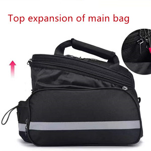 Bike Rear Rack Bag,Bicycle Trunk Bag,Panniers Bag,Cycling Luggage Bag,with rain Cover Bicycle Frame Back Saddle Bag