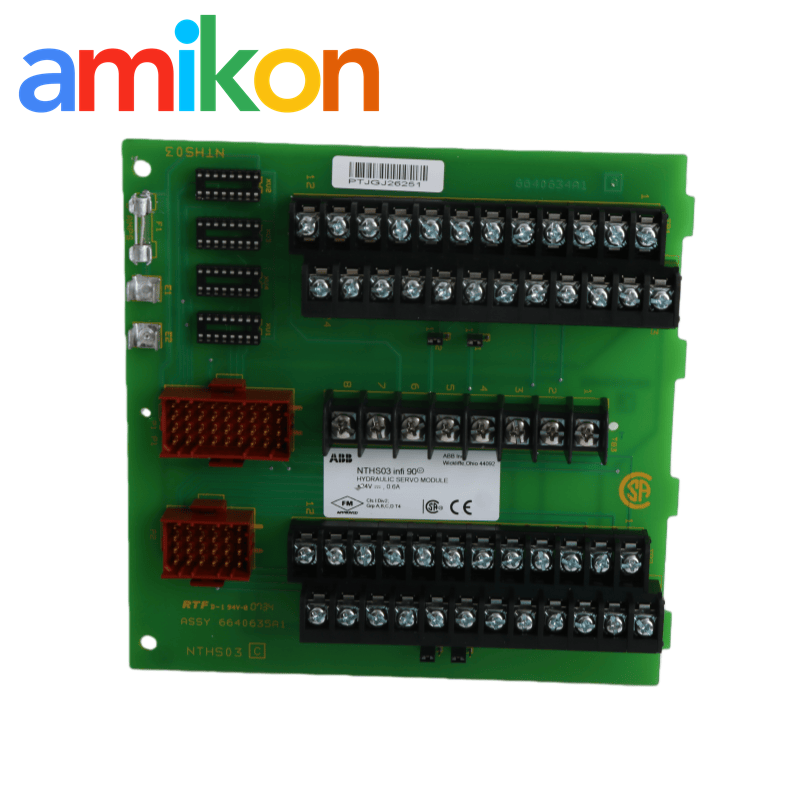 ABB NTHS03 Hydraulic Servo Termination Unit with 24 V DC Power Supply for Precise Actuator Movement