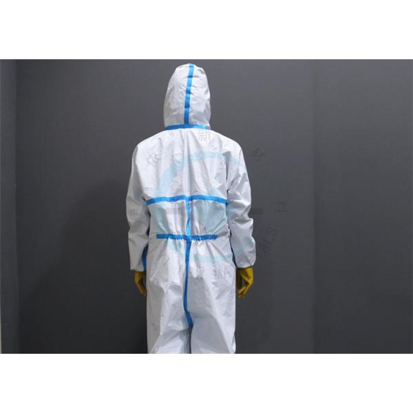 Covid 19  En14126 Breathable Disposable Coveralls Biosecurity Clothes M-4xl