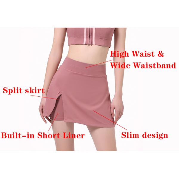 Теннис изготовленных на заказ плиссированных женщин обходит высокий эластичный Sportswear девушек