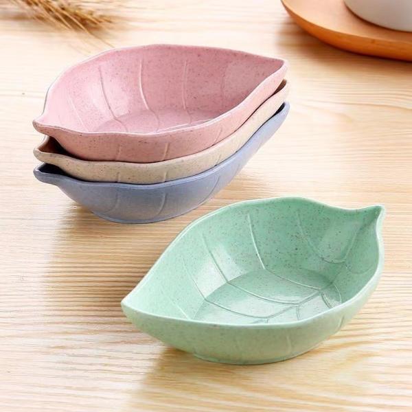 Pickled Vegetables Wheat Parties-Seasoning Dish Plate for Disposable Plastic Tableware