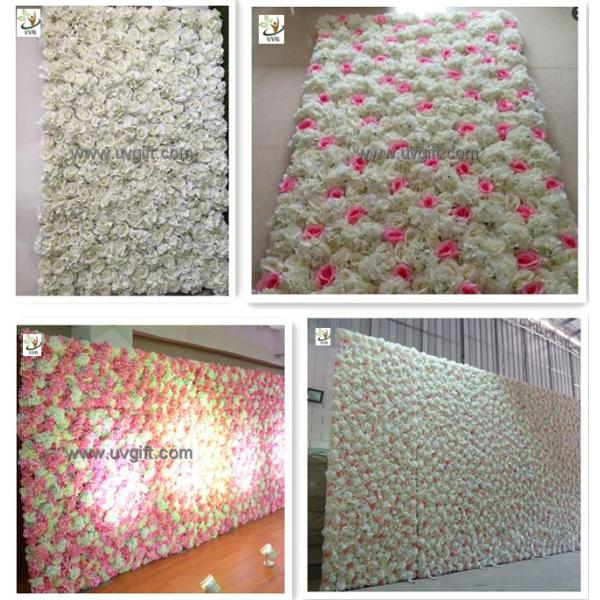UVG stunning artificial wedding decoration flower stand for bridal exhibition and party backdrops CHR1132