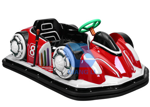 Attractive Battery Powered Bumper Cars Ride , Customized Amusement Bumper Cars