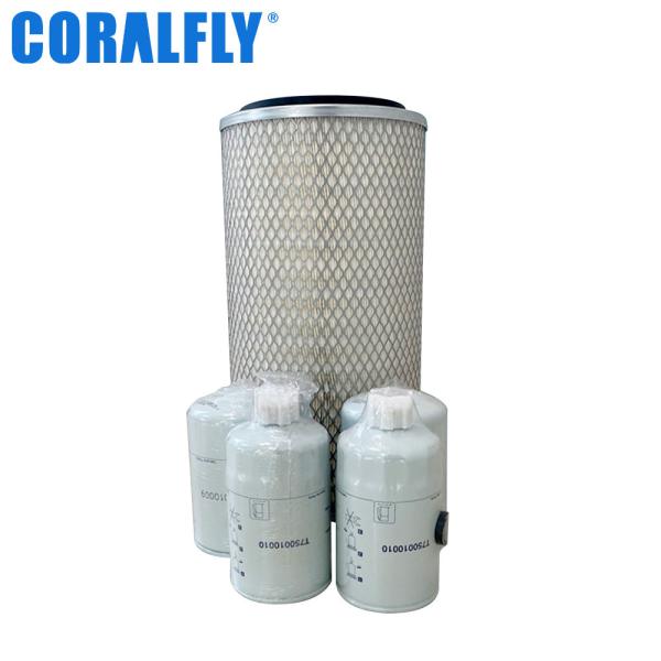 Filtro de óleo T64101001 de Lovol da maquinaria de construção de Coralfly 11711977 440054600 156017600371