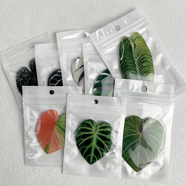 Customized 3D Acrylic Fridge Sticker Promotional Gift Shaped Plant Leaf Refrigerator Magnet