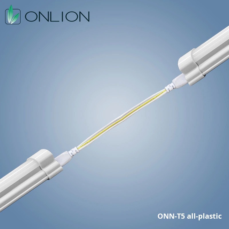 ONN T5 Full Plastic Tri Proof LED Machine Tool Lighting Strip Lamp IP66 DC24V / AC220V