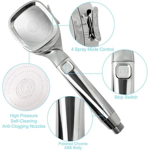 Bathroom Wash Lizhen Haw-vic- Sifang Four Stage Household Booster Filter Handheld Shower
