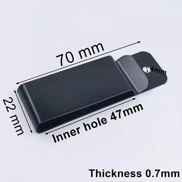 CNC обработки металлических денег клип ремень клип U-образный пружинный клип