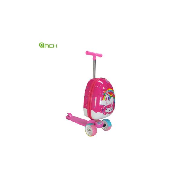 Wholesale KIDS Hard Sided Luggage with Scooter
