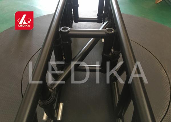 Top Quality Outdoor Heavy Truss , Aluminum Screw And Spigot Stage Truss Systems
