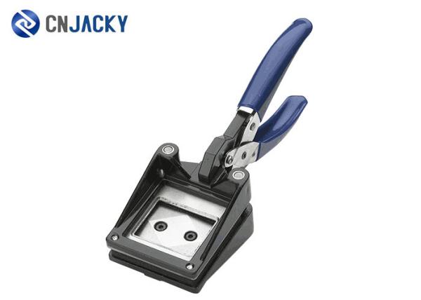 Handheld Passport ID License Photo Punch Cutter , 35 X45mm Round Edge Cutter