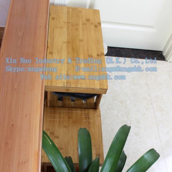Bamboo changing his shoes stool, wooden shoe rack, bamboo Huanxie chair