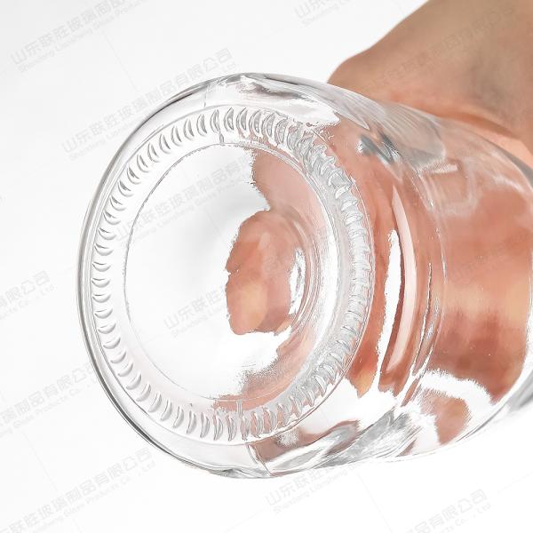 Whiskey Vinho Gin Garrafa de vidro 500 ml com o logotipo do cliente aceitável Feito de vidro