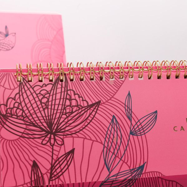 Desk Calendar Small Standing Flip Calendar 12 Monthly Yearly Desktop Calendar