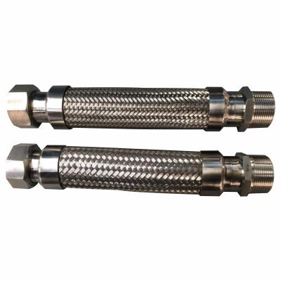 Stainless Steel 304 Threaded Flexible Hose Multiuse Union Type Pipe Fitting