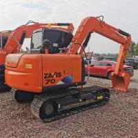 Efficacité économique Excavateurs Hitachi d'occasion 7 tonnes Excavateur Hitachi Zx70