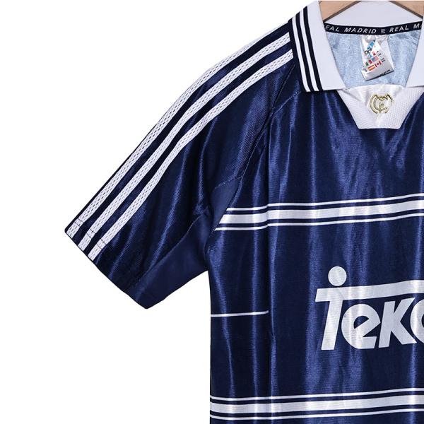 Real Madrid 1998 retro away football jersey is a classic tribute to the glorious days of the Galacticos