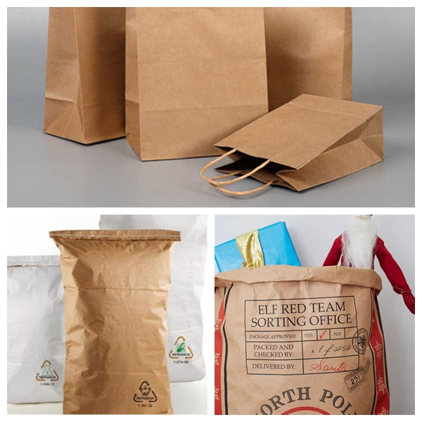 Papel de embalagem excelente forte da evacuação do ar do papel de embalagem de saco 80g de Brown 90g