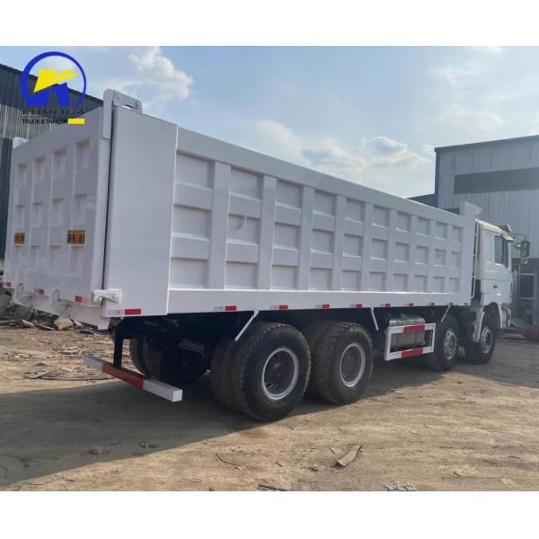 Used 8X4 Shacman Dump Truck Tire Certification GCC 16tons Loading Capacity Rear Axle