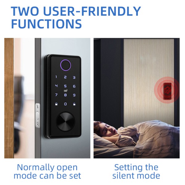 YAGU Mini Short Smart Lock Keyless Entry Password IC Card Key Anti-theft Lock Office Automatic Digital Code Deadbolt Door Lock