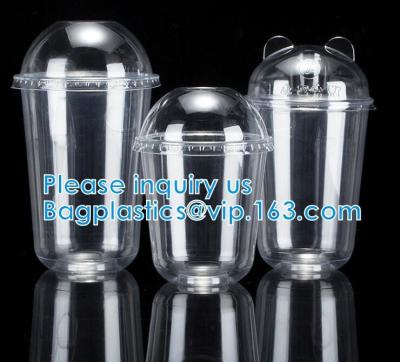 U Shaped Creative Disposable Glitter Cup, Beverage Juice Coffee Tea Takeaway Cups, Milk Shake Smoothie