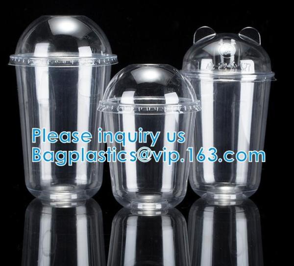 U Shaped Creative Disposable Glitter Cup, Beverage Juice Coffee Tea Takeaway Cups, Milk Shake Smoothie