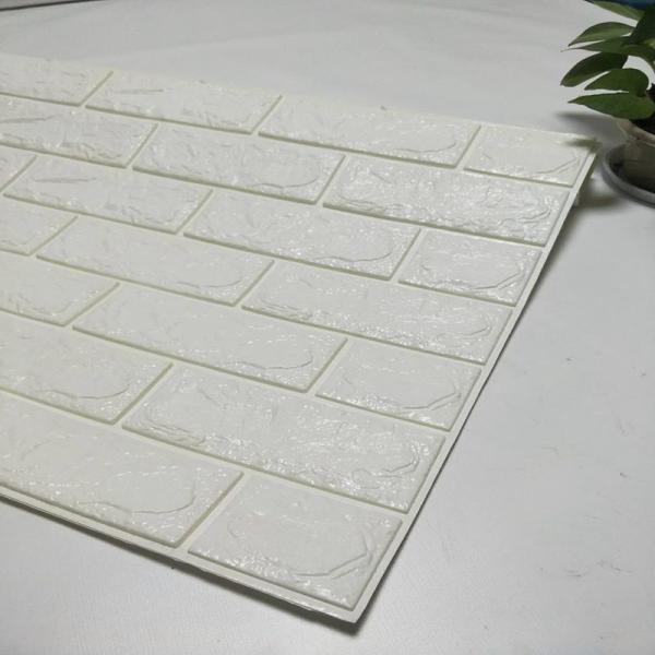 Panneaux muraux 3D d'art moderne plastique décoratif carreaux de PVC papier peint pour la décoration intérieure 5,0 mm Épaisseur 70cm*77cm Taille