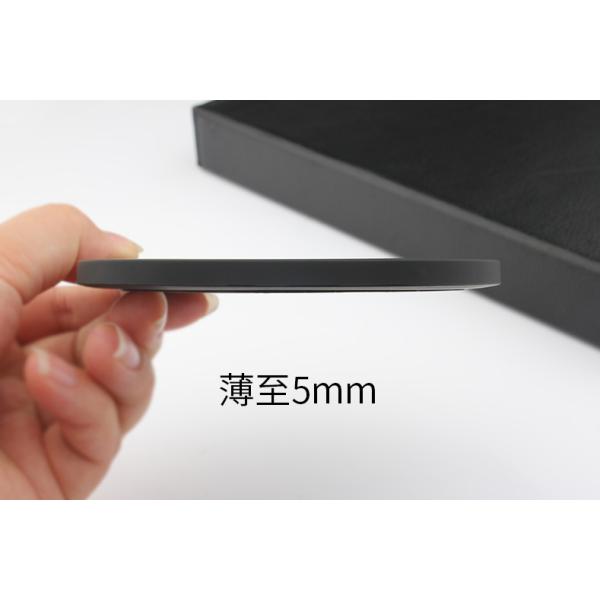 Square QI Wireless Charger for iPhone X / 8 Plus / Samsung Ultra Slim Aluminium Fast Charging